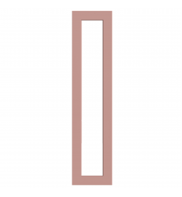 Lyon - Made to Measure - Open Frame Full Doors Matt Blush Pink