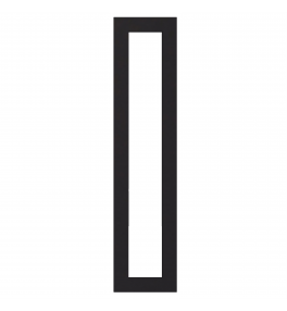 Lyon - Made to Measure - Open Frame Full Doors Matt Black