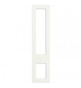 Lyon - Made to Measure - Open Frame Top and Bottom Doors Hi Gloss White