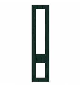 Lyon - Made to Measure - Open Frame Top and Bottom Doors Paint Flow Matt Fir Green