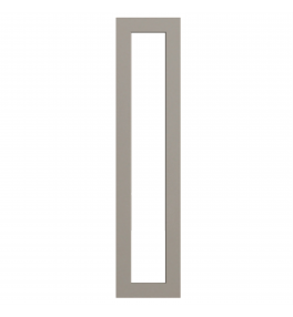 Lyon - Made to Measure - Open Frame Full Doors Matt Stone Grey