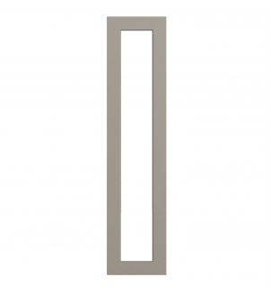 Lyon - Made to Measure - Open Frame Full Doors Matt Stone Grey