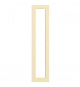 Lyon - Made to Measure - Open Frame Full Doors Hi Gloss Cream