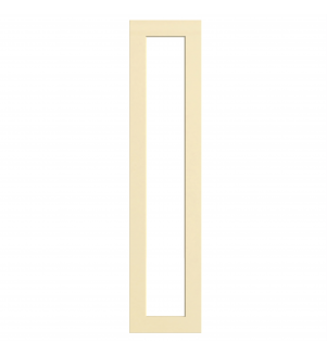 Lyon - Made to Measure - Open Frame Full Doors Hi Gloss Cream