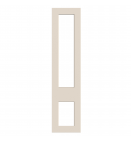 Lyon - Made to Measure - Open Frame Top and Bottom Doors Supermatt Taupe Grey