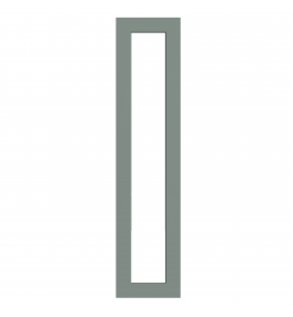 Lyon - Made to Measure - Open Frame Full Doors Matt Sage Green