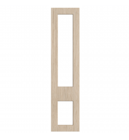 Lyon - Made to Measure - Open Frame Top and Bottom Doors Cremona Oak Cotta