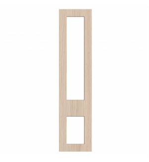 Lyon - Made to Measure - Open Frame Top and Bottom Doors Canella Oak