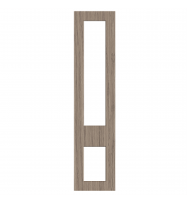 Lyon - Made to Measure - Open Frame Top and Bottom Doors Light Vicenza Oak