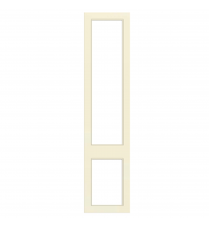 Versailles - Made to Measure - Open Frame Top and Bottom Doors Supermatt Alabaster