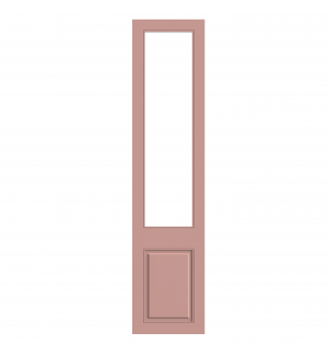 Versailles - Made to Measure - Open Frame Top Doors Matt Blush Pink