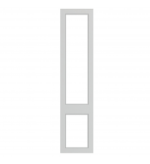 Versailles - Made to Measure - Open Frame Top and Bottom Doors Supermatt Dove Grey