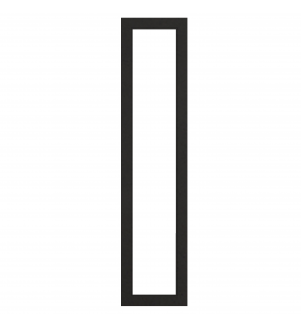 Versailles - Made to Measure - Open Frame Full Doors Supermatt Graphite