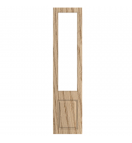 Versailles - Made to Measure - Open Frame Top Doors Halifax Natural Oak