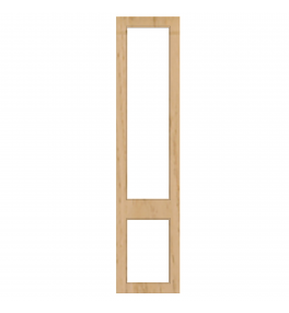 Versailles - Made to Measure - Open Frame Top and Bottom Doors Lissa Oak