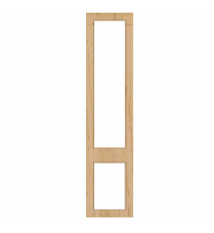 Versailles - Made to Measure - Open Frame Top and Bottom Doors Lissa Oak