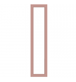 Versailles - Made to Measure - Open Frame Full Doors Matt Blush Pink
