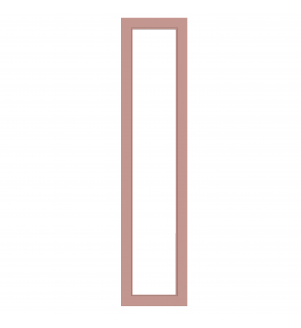Versailles - Made to Measure - Open Frame Full Doors Matt Blush Pink