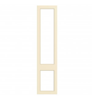 Versailles - Made to Measure - Open Frame Top and Bottom Doors Ivory