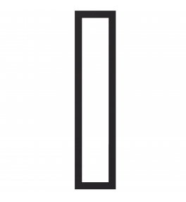 Versailles - Made to Measure - Open Frame Full Doors Matt Black