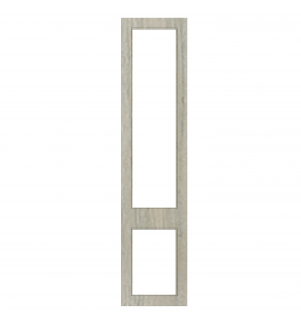 Versailles - Made to Measure - Open Frame Top and Bottom Doors Urban Oak