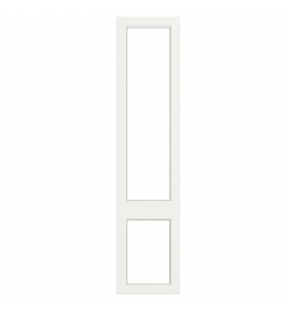 Versailles - Made to Measure - Open Frame Top and Bottom Doors Satin White