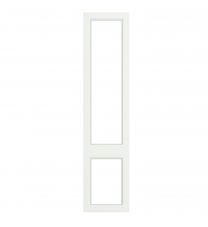 Versailles - Made to Measure - Open Frame Top and Bottom Doors Satin White
