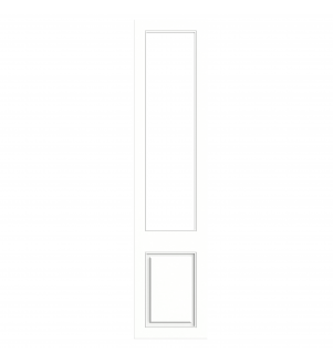 Versailles - Made to Measure - Open Frame Top Doors Paint Flow Matt Light Grey