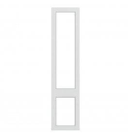 Versailles - Made to Measure - Open Frame Top and Bottom Doors Porcelain White