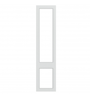 Versailles - Made to Measure - Open Frame Top and Bottom Doors Porcelain White