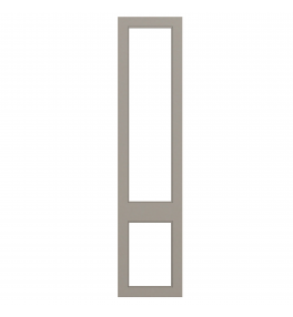 Versailles - Made to Measure - Open Frame Top and Bottom Doors Matt Stone Grey