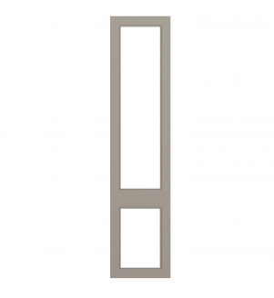 Versailles - Made to Measure - Open Frame Top and Bottom Doors Matt Stone Grey