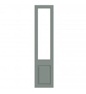 Versailles - Made to Measure - Open Frame Top Doors Paint Flow Matt White