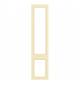 Versailles - Made to Measure - Open Frame Top and Bottom Doors Supermatt White