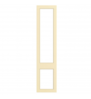 Versailles - Made to Measure - Open Frame Top and Bottom Doors Supermatt White