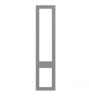 Versailles - Made to Measure - Open Frame Top and Bottom Doors Matt Sage Green
