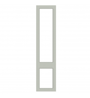 Versailles - Made to Measure - Open Frame Top and Bottom Doors Supermatt Fir Green