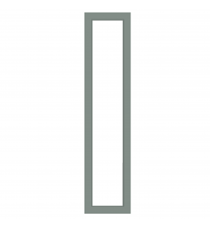 Versailles - Made to Measure - Open Frame Full Doors Paint Flow Matt White