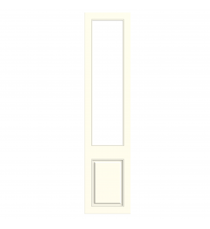 Versailles - Made to Measure - Open Frame Top Doors White Grey