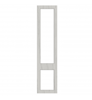 Versailles - Made to Measure - Open Frame Top and Bottom Doors Paint Flow Cashmere
