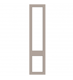 Versailles - Made to Measure - Open Frame Top and Bottom Doors Macademia