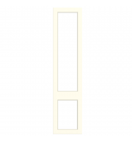 Versailles - Made to Measure - Open Frame Top and Bottom Doors White Grey