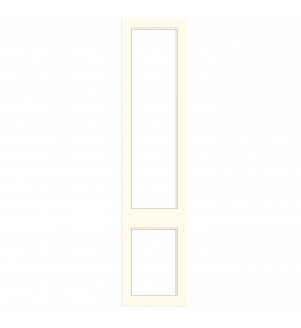 Versailles - Made to Measure - Open Frame Top and Bottom Doors White Grey