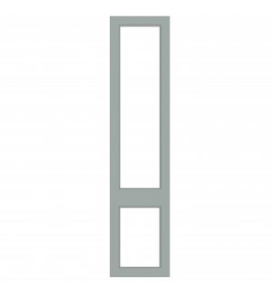 Versailles - Made to Measure - Open Frame Top and Bottom Doors Misty Blue