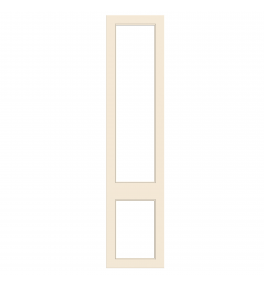 Versailles - Made to Measure - Open Frame Top and Bottom Doors Cremona Oak Cotta