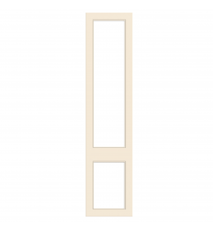 Versailles - Made to Measure - Open Frame Top and Bottom Doors Cremona Oak Cotta