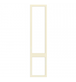 Saintes - Made to Measure - Open Frame Top and Bottom Doors Matt Pebble