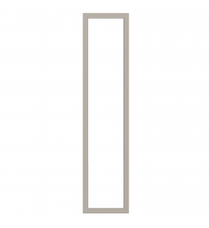 Saintes - Made to Measure - Open Frame Full Doors Matt Pebble