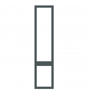 Saintes - Made to Measure - Open Frame Top and Bottom Doors Matt Kombu Green