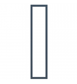 Saintes - Made to Measure - Open Frame Full Doors Supermatt Indigo Blue